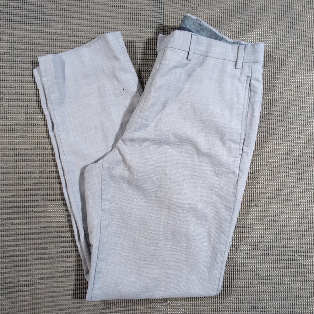 Lauren Ralph‎ Lauren Men's  36X33 Light Polyester Blend Dress Pants Blue